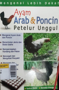Image of Ayam Arab & Poncin Petelur Unggul