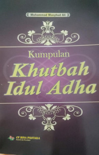 Image of Kumpulan Khutbah Idul Adha