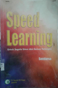 Image of Speed Learning: Untuk segala umur dan semua kalangan